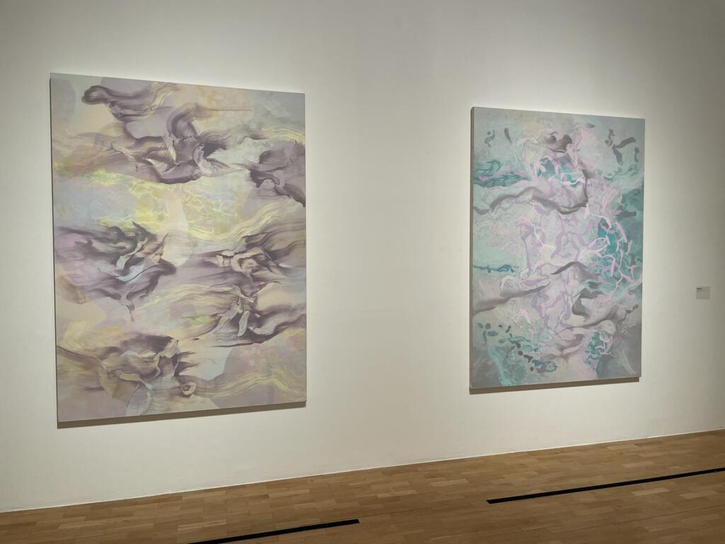 Gavin Jantjes's most recent paintings at the Whitechapel Gallery in London, UK, Summer 2024.