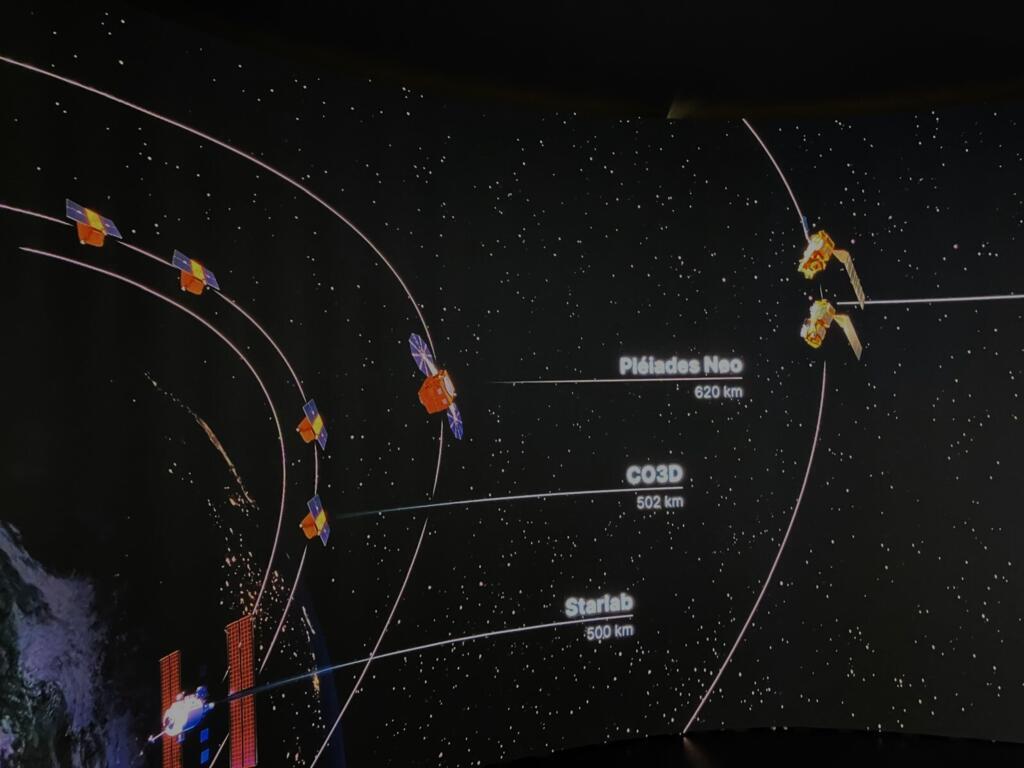 Airbus Space au salon international de l'aéronautique et de l'espace du Bourget en 2025