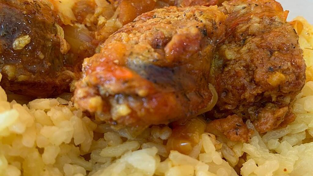 Rougail saucisse et riz zambrocal.