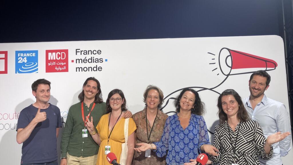 Jean-Marie Cunin, Raphaël Moran, Jeanne Richard, Marie Bellan, Anne-Cécile Bras, Hortense Chauvin et Géraud Bosman.