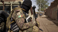 Un soldat malien entre Mopti et Djenne en février 2020 (Image d'illustration)