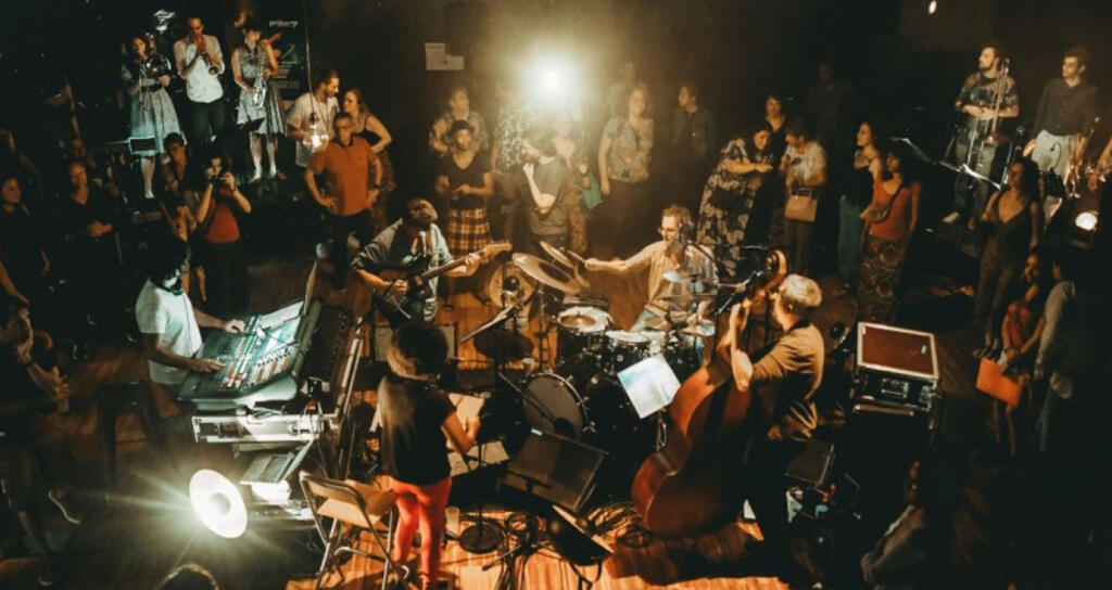 Discobole Orchestra et Christine Salem.