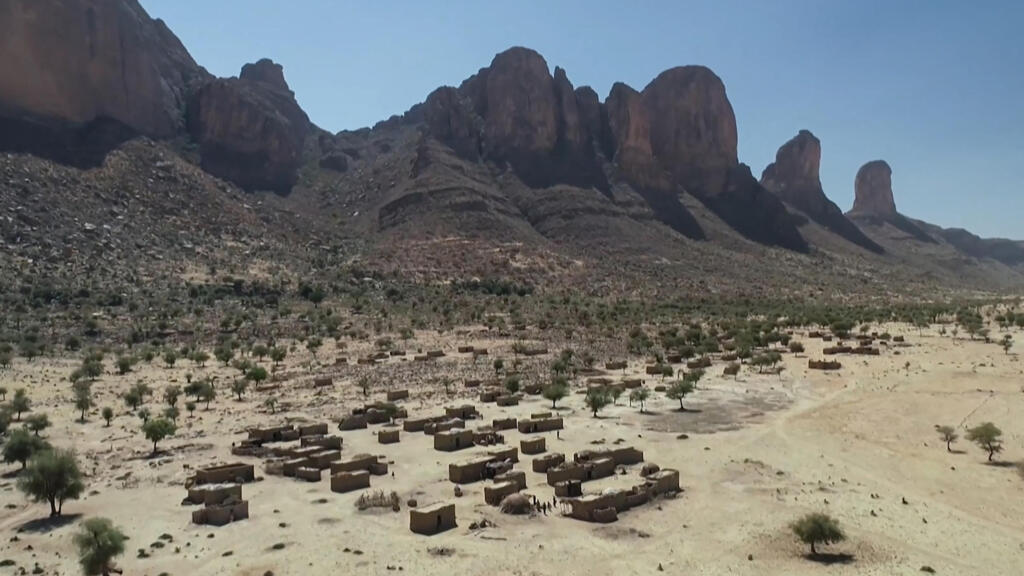 Vue aérienne de la région autour du village de Bounti, dans le centre du Mali, prise fin janvier 2021 par la mission de la MINUSMA.