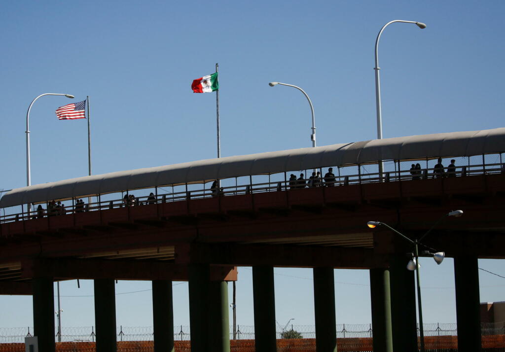 Posto de fronteira entre os Estados Unidos e o México 