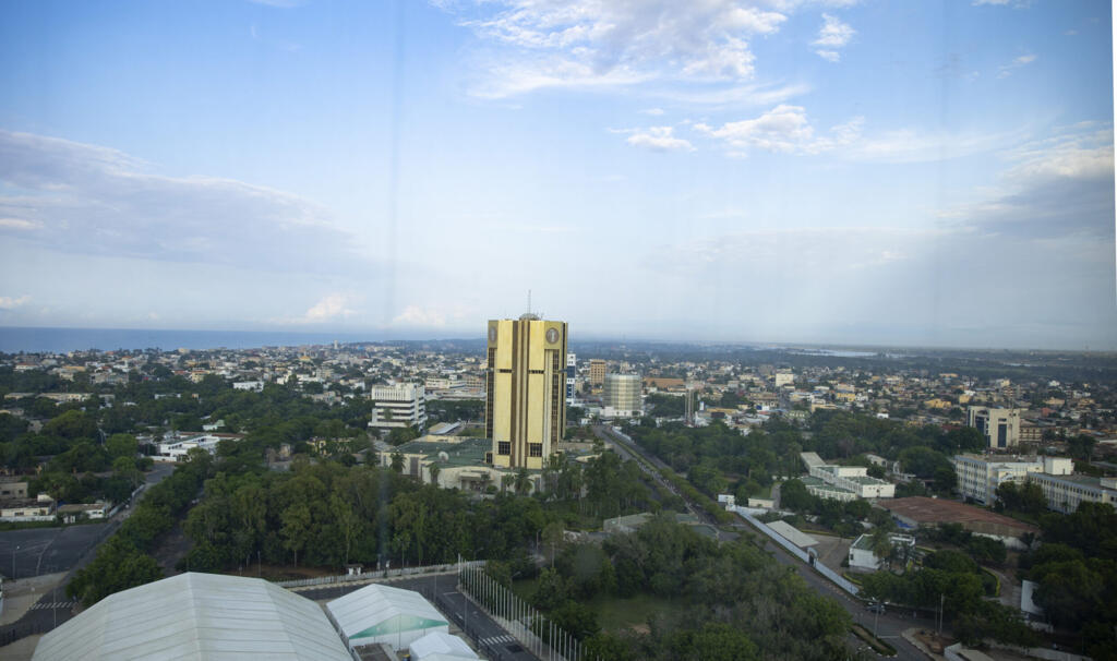 存档图片 / 多哥首都洛美 
Image Archive / Une vue aérienne de Lomé, au Togo, en juin 2021.