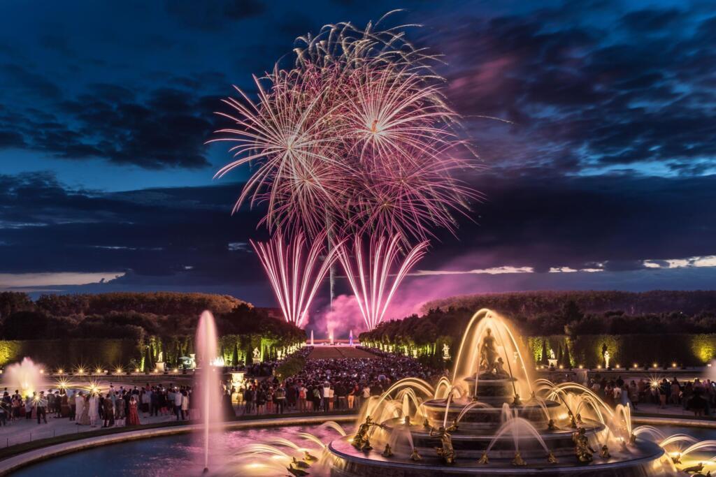 Les grandes eaux nocturnes au  château de Versailles