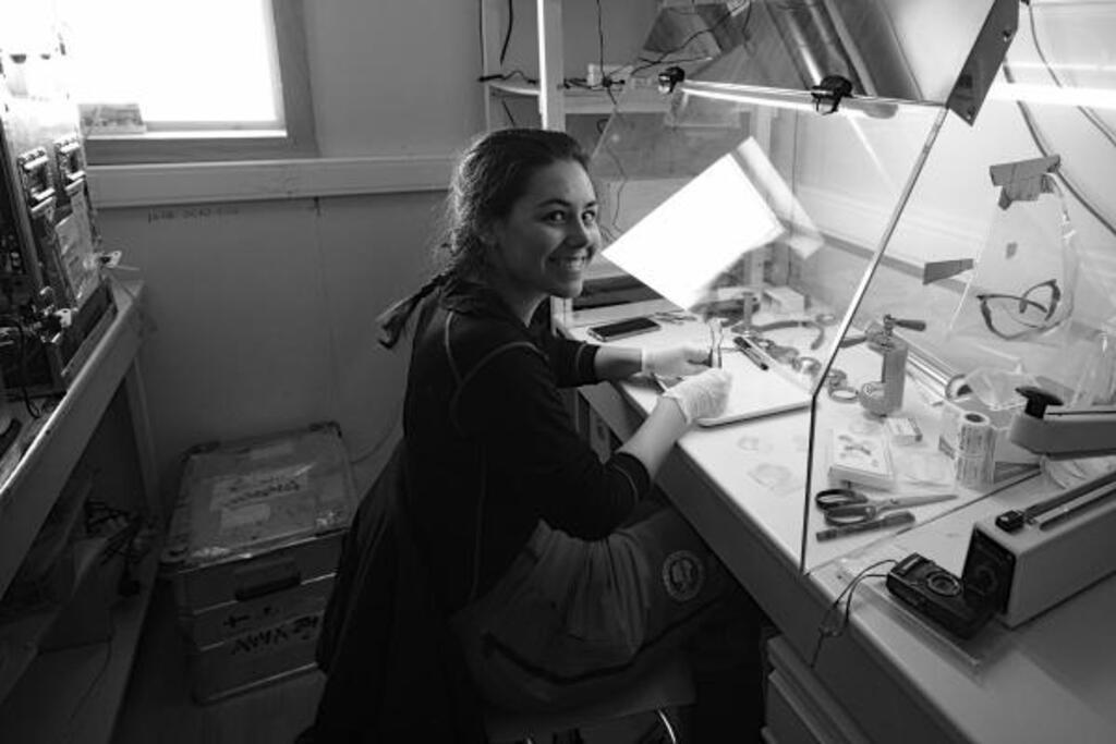 Camille Bréant, 30 ans, est chimiste glaciologue.
