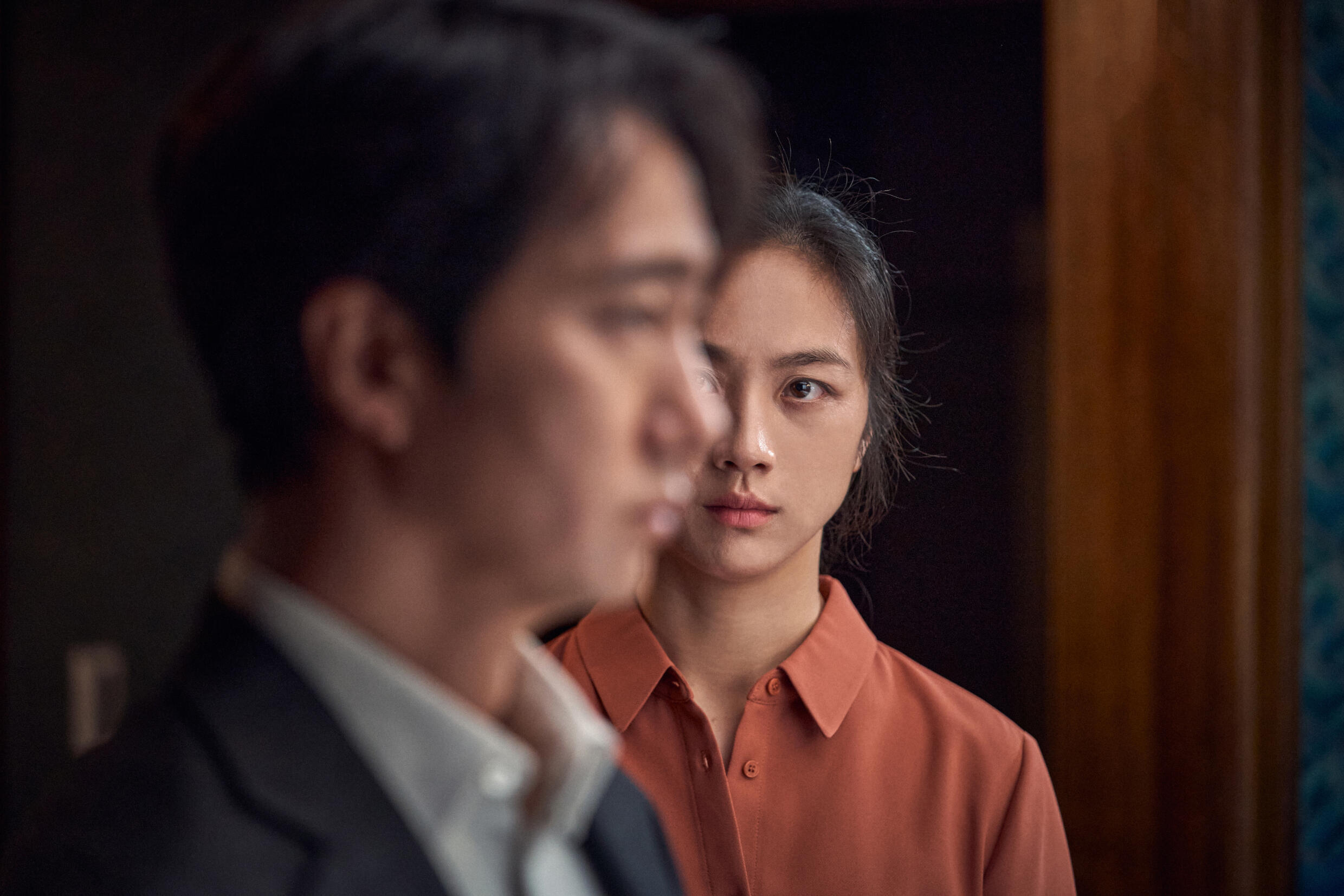 Cena do filme sul-coreano "Decision to Leave" do cineasta Park Chan-wook.