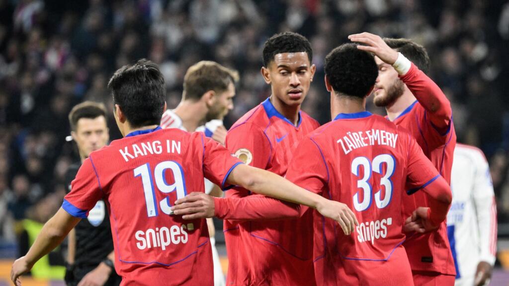 Foot: le PSG s'en sort de justesse contre l'OL et reprend la tête de la Ligue 1