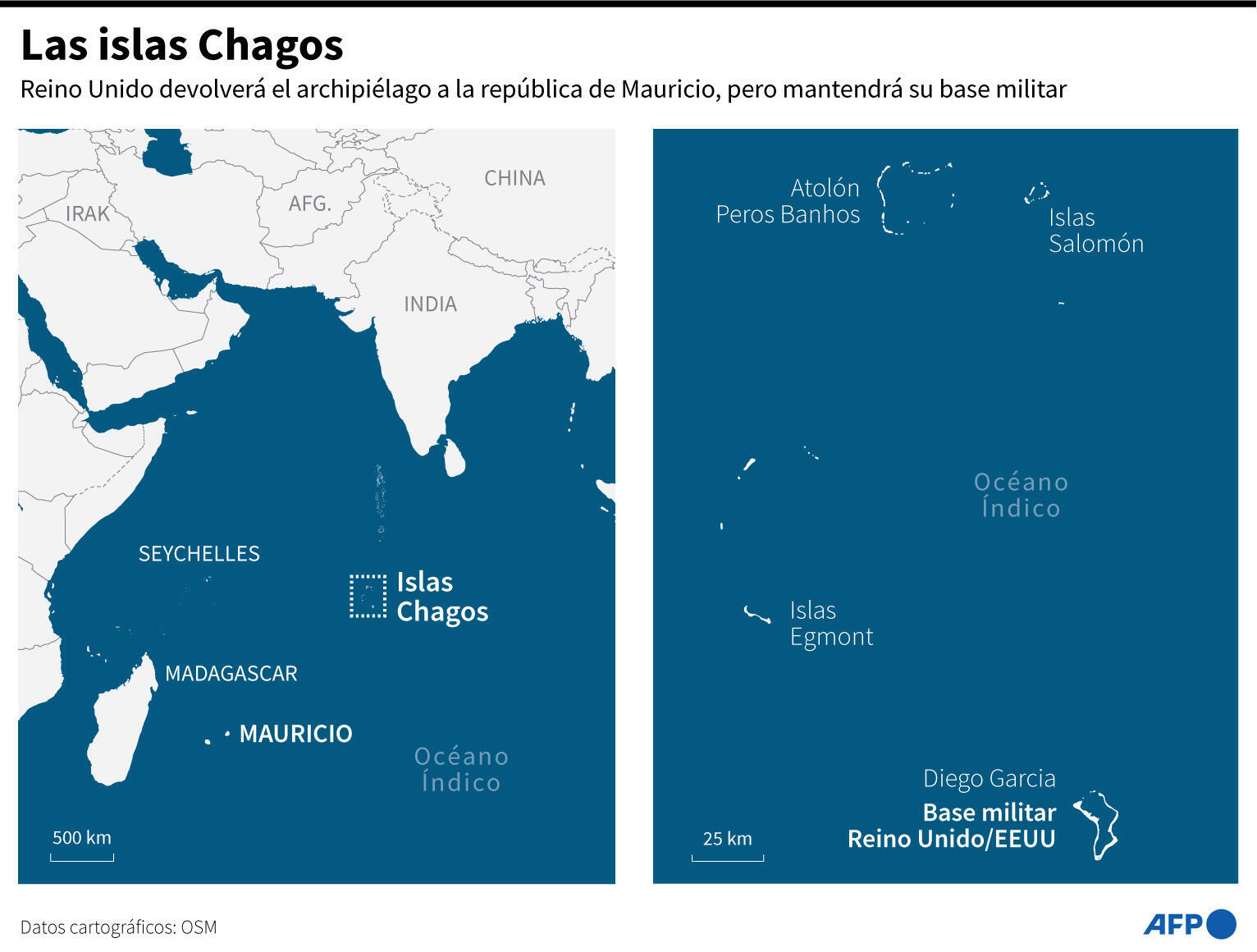 Reino Unido devuelve el archipiélago de Chagos a Mauricio, pero
