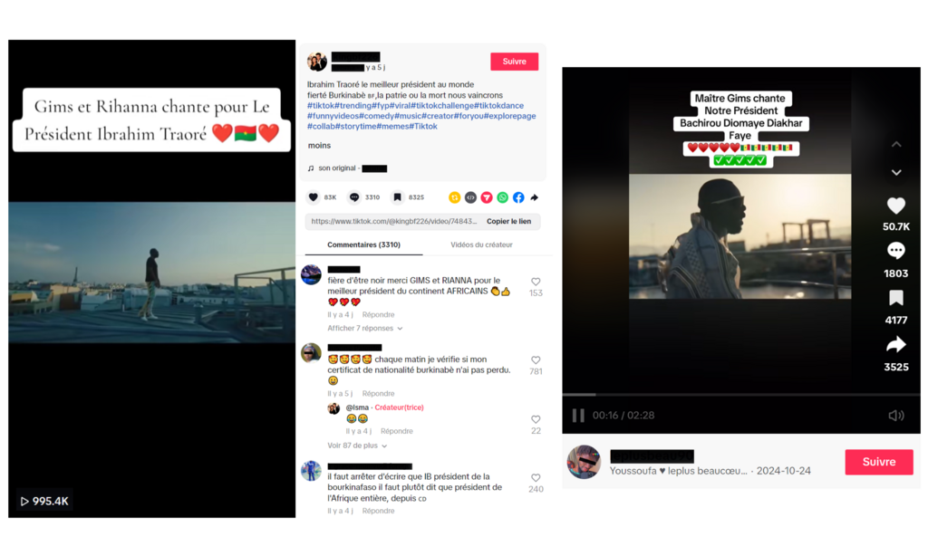 Sur TikTok, de nombreux comptes diffusent ces musiques artificielles pour désinformer.