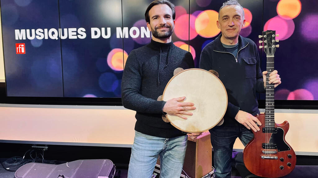 Justin Adams et Mauro Durante à RFI.