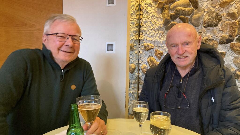 Gérard et Jacques dans un « tapis brestois »