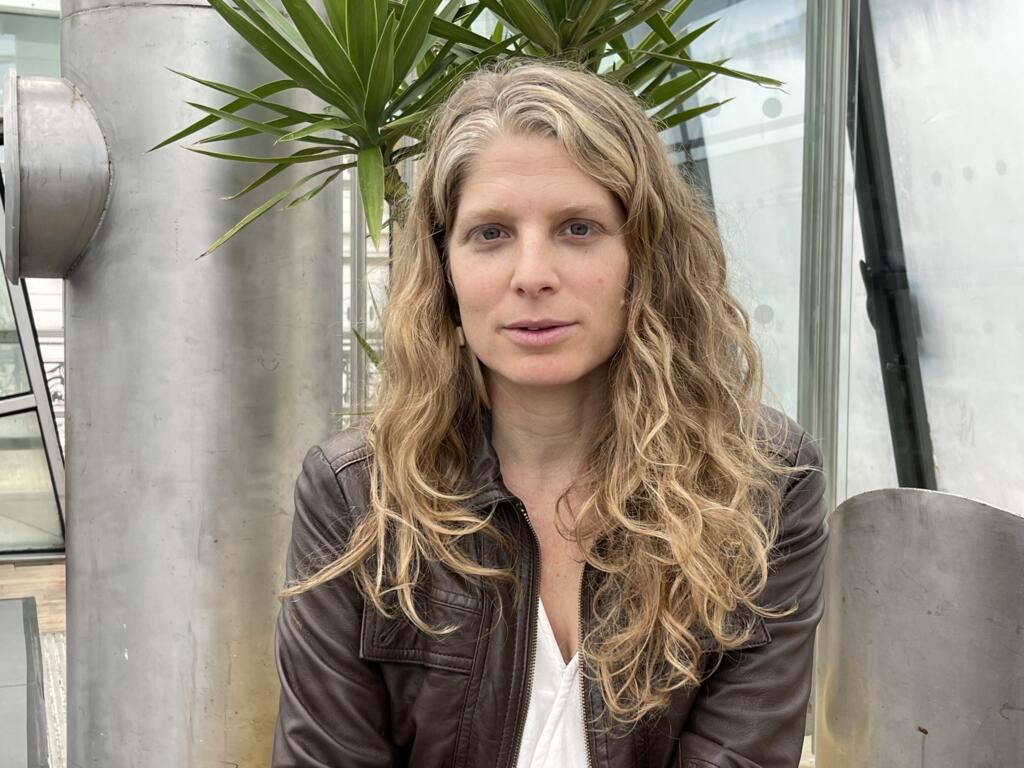 A diretora Jeanne Dosse participou do festival de Biarritz.
