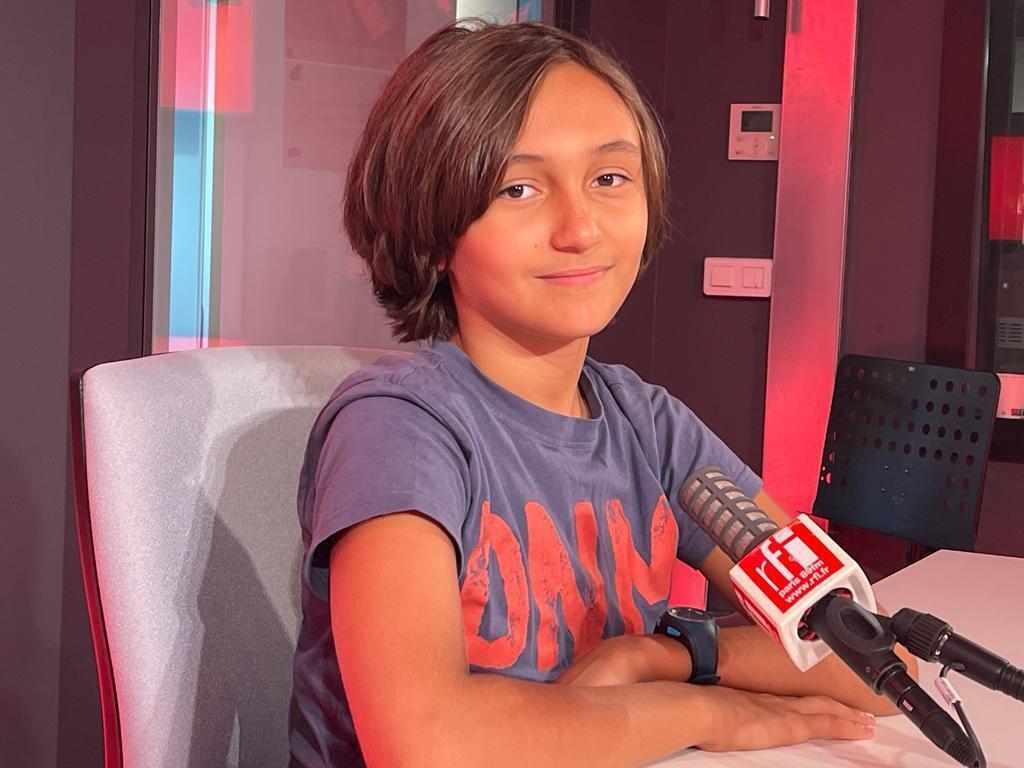 Ruslan Mashkevich de Matos, 10 anos, diretor do filme Viktoria.