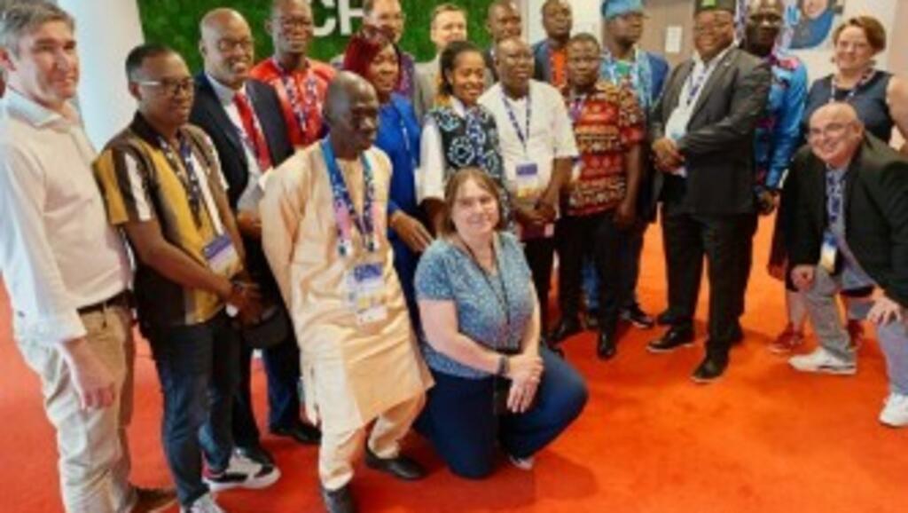 Les journalistes africains de la rédaction de Paris Médias 2024.