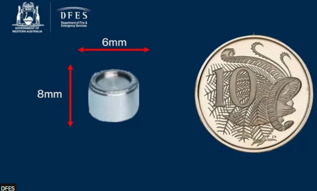 Australie des recherches en cours pour retrouver une capsule radioactive