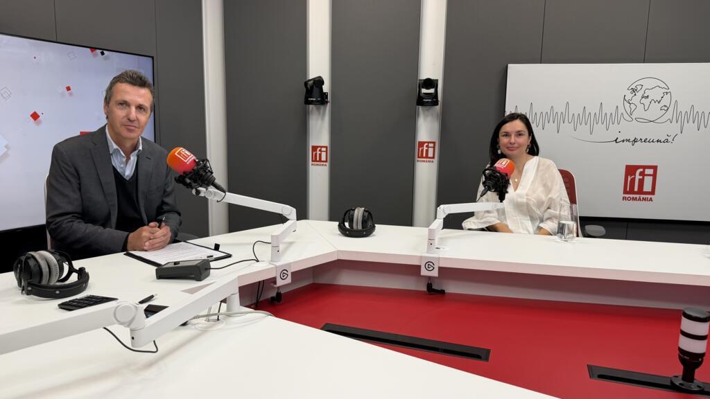 Iulia Deltor (dreapta) și Laurent Couderc