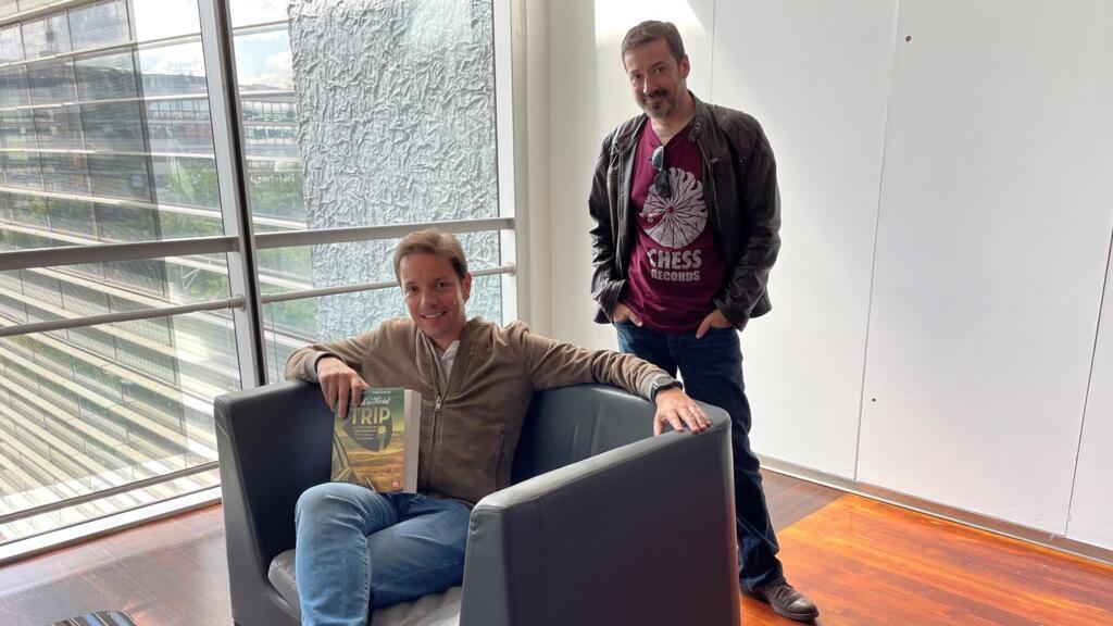 Julien Grossot et Lauric Henneton, auteurs de «Rock’n’Road Trip» (Hors Collection Éditions).