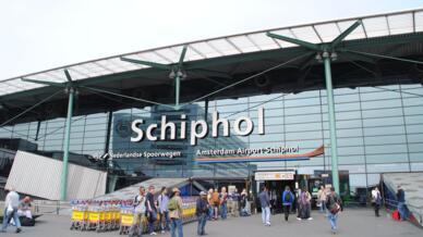 Lối vào sân bay Schiphol, Amsterdam, Hà Lan. Ảnh chụp ngày 12/11/2009.