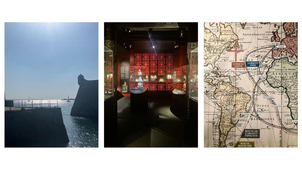 Le musée de la Compagnie des Indes est situé dans la citadelle de Port-Louis, face à la mer.