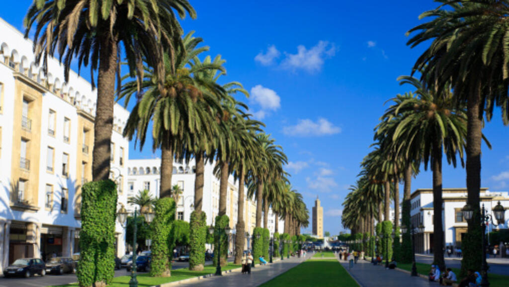 L'avenue Mohammed V à Rabat, capitale du Maroc (Image d'illustration).