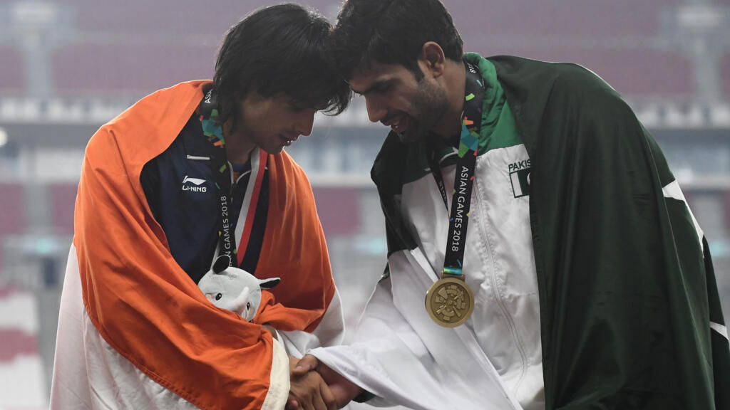 Mondiaux d'athlétisme: un Indien et un Pakistanais, "frères" ennemis au javelot