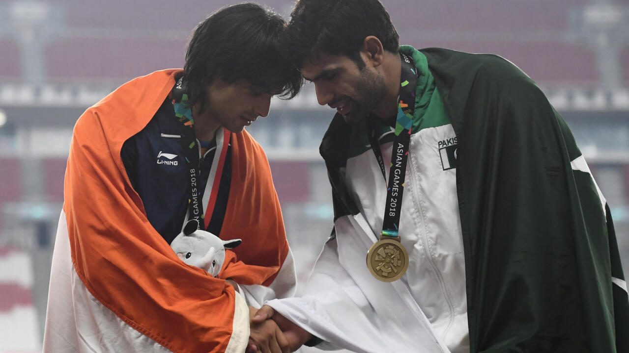 Mondiaux d'athlétisme: un Indien et un Pakistanais, «frères» ennemis au javelot
