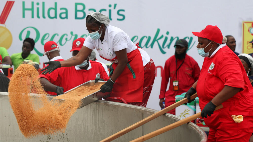Nigeria: la cheffe Hilda Baci cuisine 9 tonnes de riz jollof et entre dans le livre Guinness des records