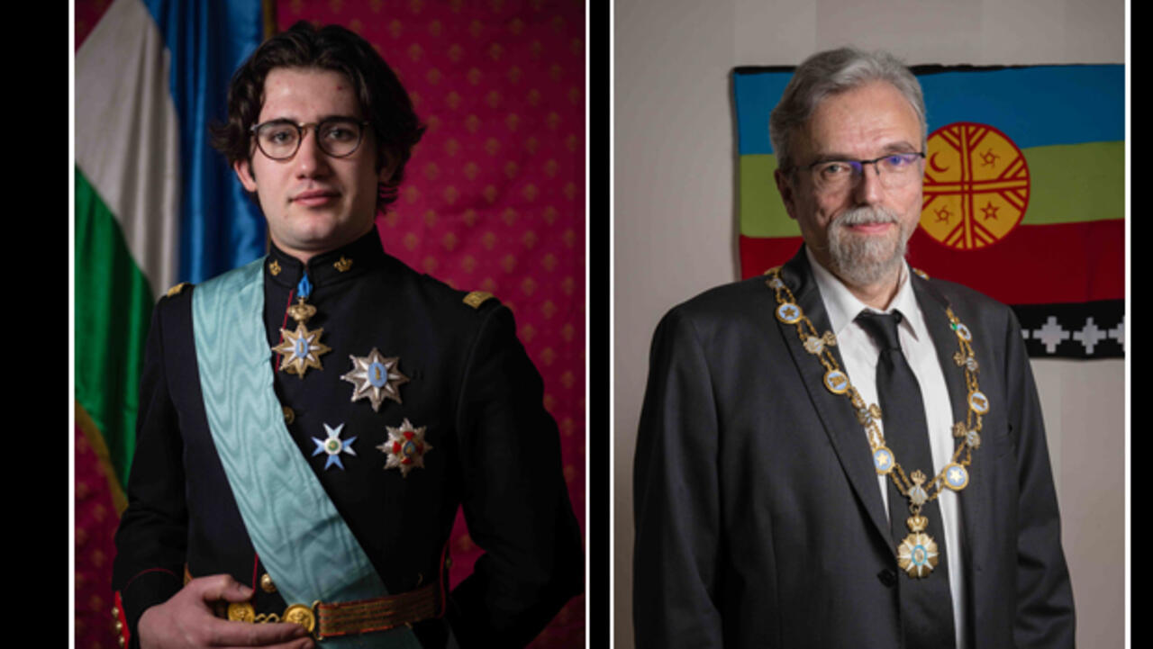 El reino sin tierras de la Patagonia tiene dos monarcas Grandes