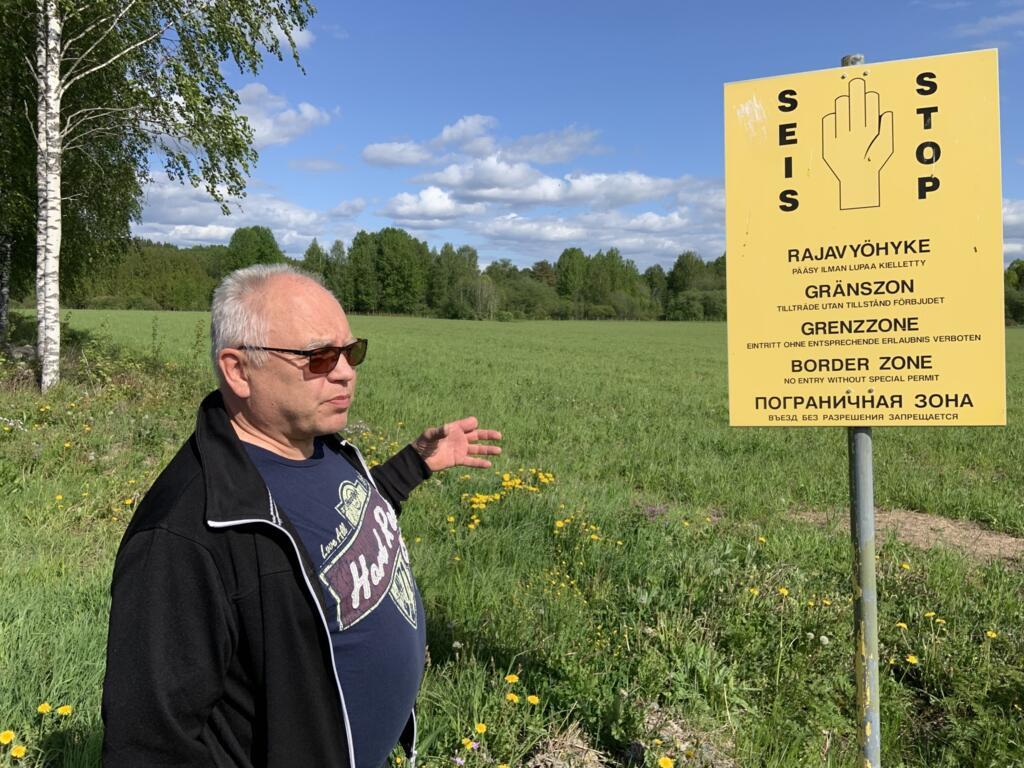 Matti Ahvonen habite le long de la frontière avec la Russie.