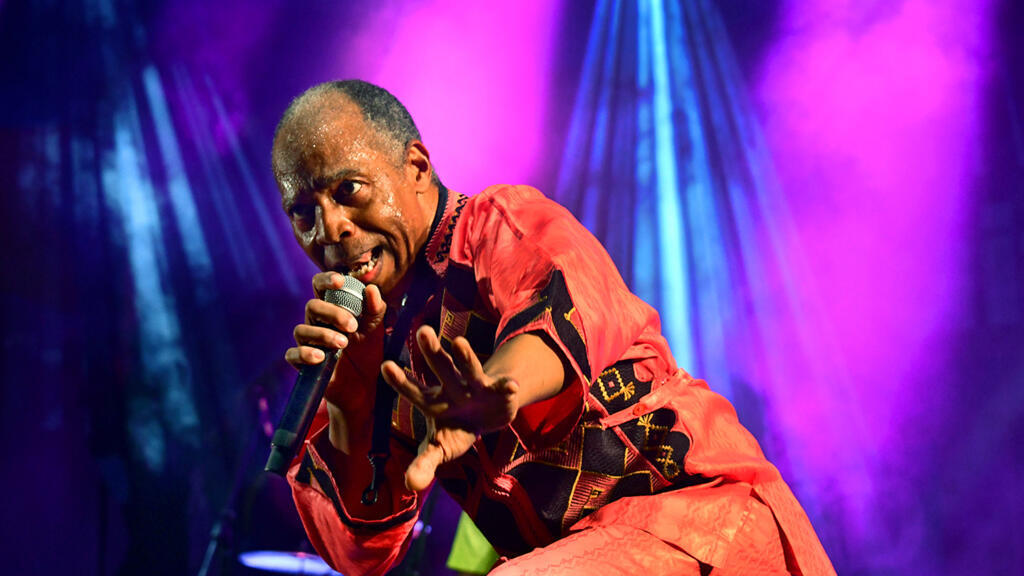 Femi Kuti en concert au festival Nuits d'Afrique de Montréal.