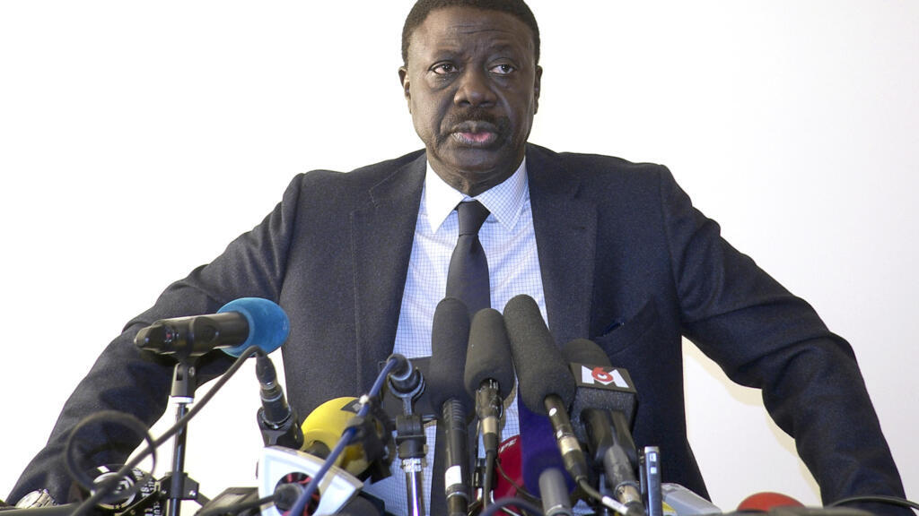 Pape Diouf, ancien président de l'Olympique de Marseille s'en est allé ! Ici, le 20 novembre 2014.