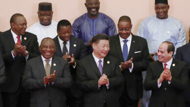 Ảnh tư liệu: Các lãnh đạo châu Phi và chủ tịch Trung Quốc Tập Cận Bình tại Diễn đàn Hợp tác Trung - Phi, tại Bắc Kinh hồi năm 2018.