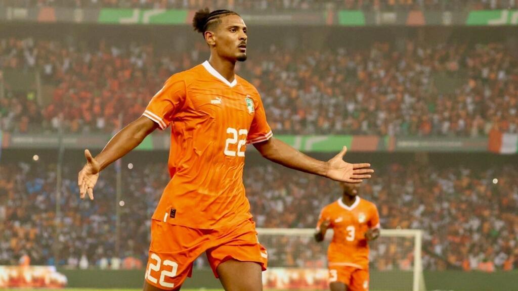 Sébastien Haller a inscrit l'unique but de la demi-finale de la CAN 2024 contre la RDC, le 7 février à Abidjan.