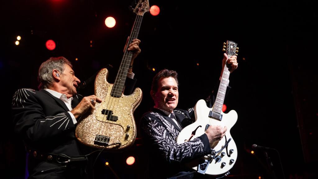 Chris Isaak sur scène à Montreux, le 2 juillet 2023.