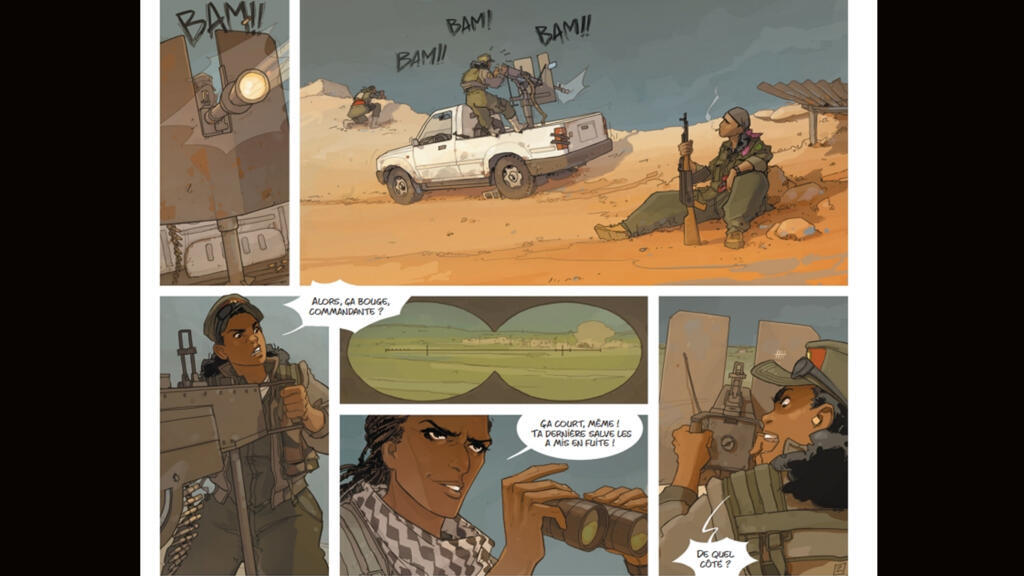 C’est dans le désert syrien, près de la frontière avec l’Irak que se situe l’action.