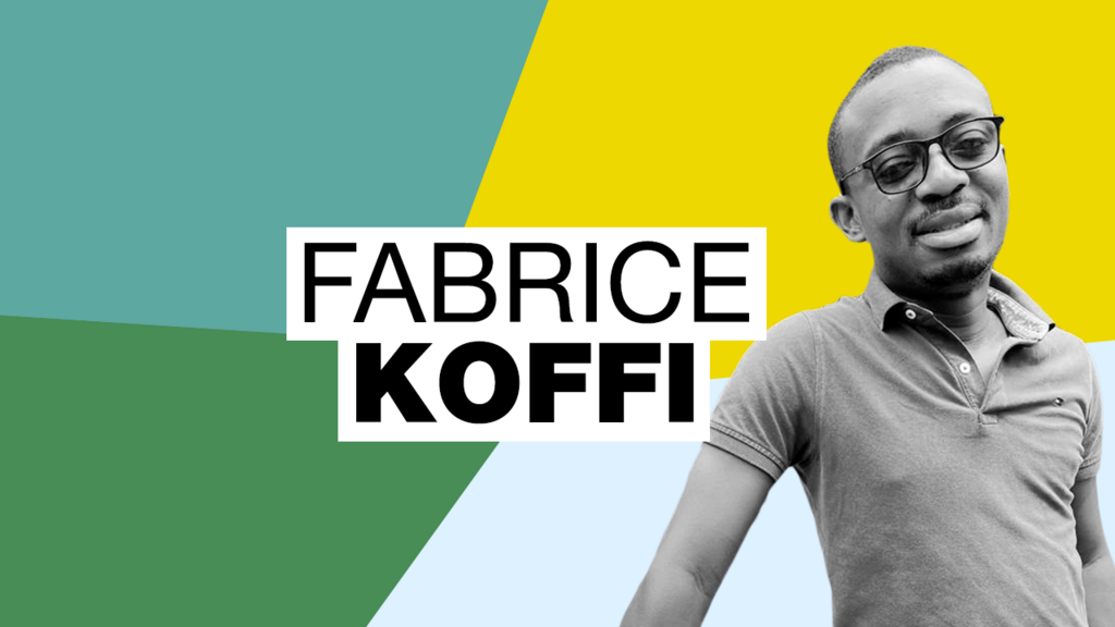 Fabrice Koffi, jeune entrepreneur ivoirien de 30 ans, il a co-fondé l’application Keiwa .