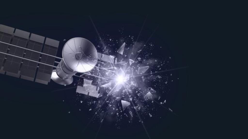 Selon le groupe de réflexion Secure World Foundation, la Russie et la Chine chercheraient à perturber, voire désactiver, le réseau satellitaire d’Elon Musk en Ukraine. Ici, une image de synthèse fournie par SWFoundation.