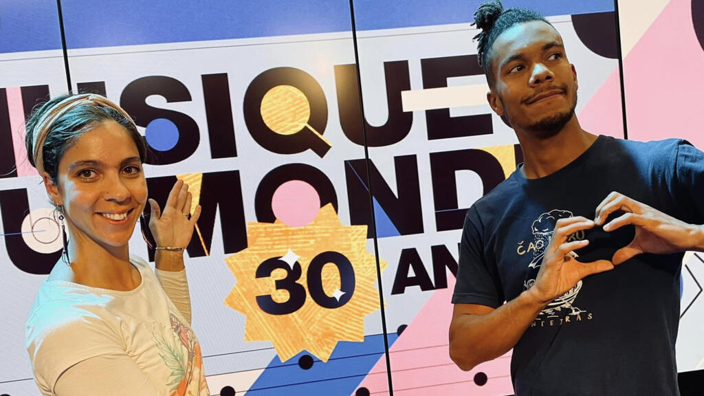 Oriane Lacaille et Yann-Lou Bertrand à RFI.