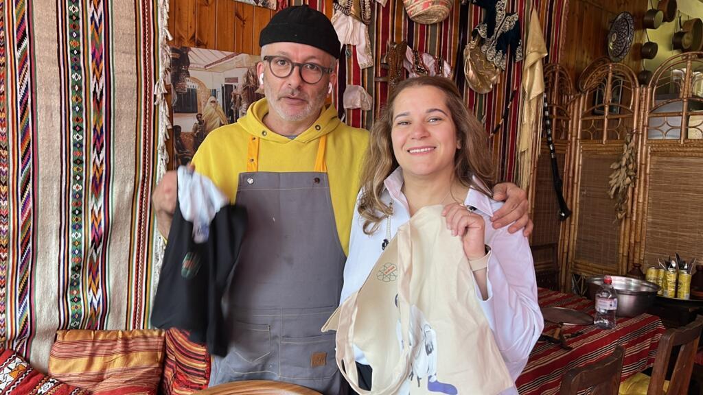 DZ Fest Founder Rachida Lamri with couscous chef Djamel Ait Irit