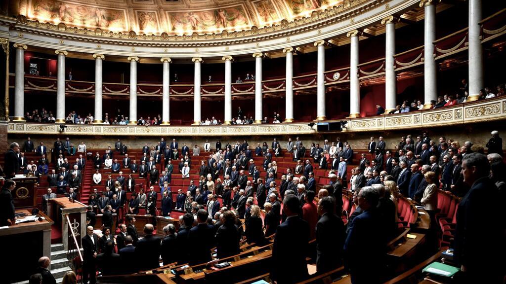 L' Assemblée Nationale examine en séance la réforme des retraites. ce lundi 17 février à l'Assemblée nationale. . PHILIPPE LOPEZ / AFP