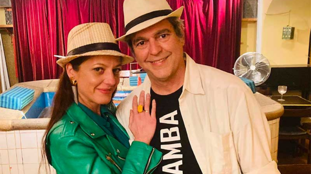 A intérprete portuguesa Susana Ayash, que canta sambas tradicionais praticamente sem o sotaque de nascença, e o compositor e cavaquinista brasileiro Tércio Borges.