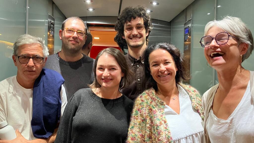 François Porcheron, Simon Rozé, Amanda Morrow, Emmanuel Clévenot, Anne-Cécile Bras et Stefanie Schüler.