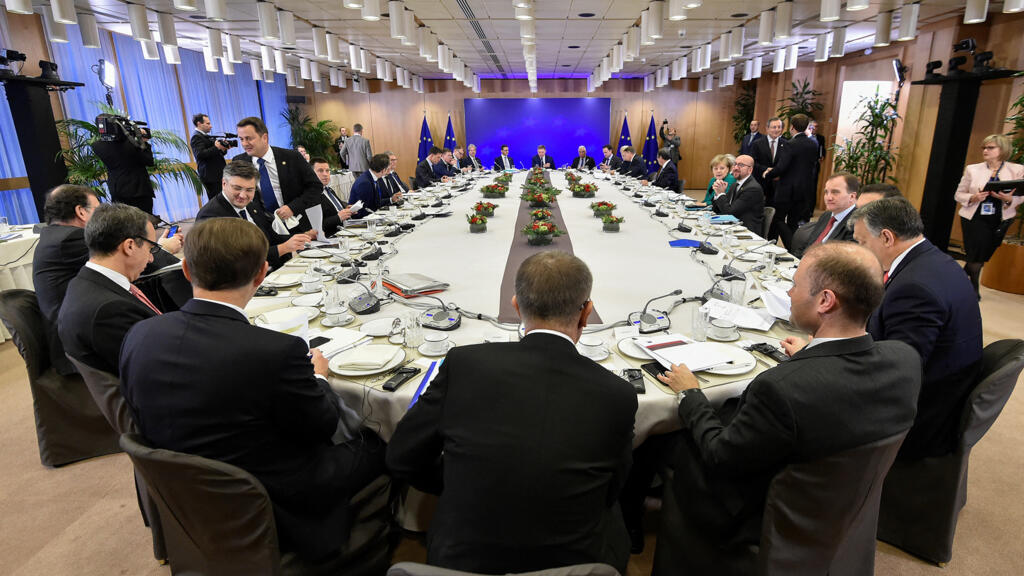 Les 27 dirigeants européens lors d'un sommet de l'UE, le 15 décembre 2017, à Bruxelles. (Image d'illustration)