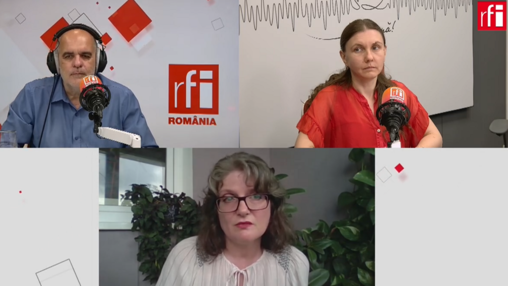 Ileana Racheru, cercetătoare la institutul Diplomatic Român, expertă în spațiul ex-sovietic și Lina Grâu, jurnalistă, Chișinău