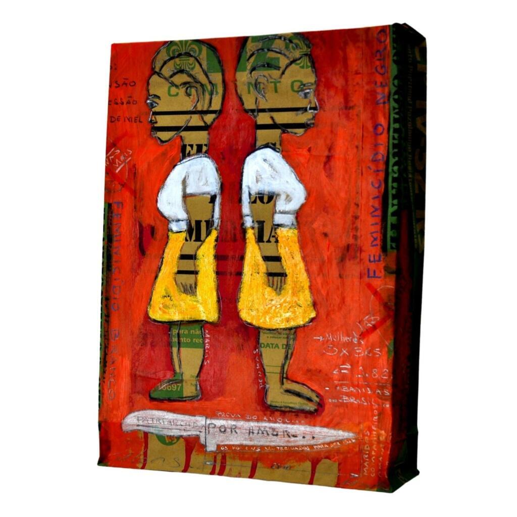 O artista Antonio Sergio Moreira destaca a diáspora africana nos trabalhos expostos na exposição Okoto - J'existe! em Paris.