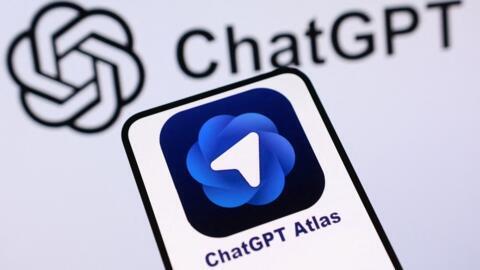 L'entreprise OpenAI a lancé Atlas, son navigateur internet propulsé par son robot conversationnel ChatGPT, mardi 21 octobre 2025.