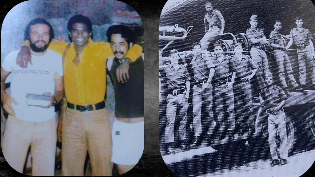 A época de quartel você não esquece. Eu tenho um amigo, o Barbosa, que só ele tem essas fotos.  na época eu servi em 1967 ate 1971. Não existia essa facilidade. Não existia nem celular pra tirar foto.