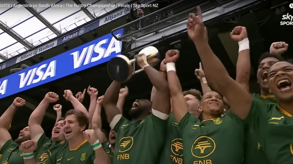 Africa de Sud câștigă Rugby Championship pentru a doua oară consecutiv